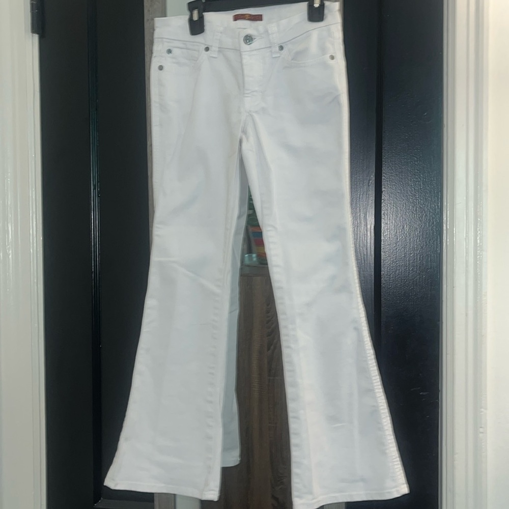 White seven 7 bell bottoms jeans